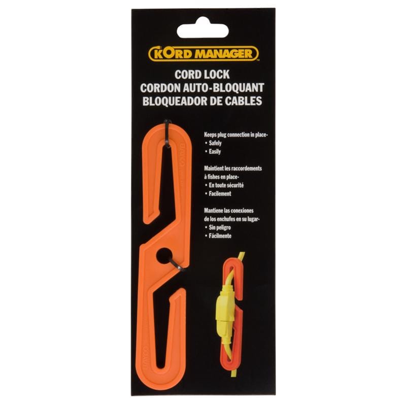 Bayco K-205 Kord Manager 1 ft. L Plastic Cord Lock