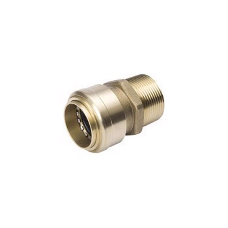 B&K 6630-104 Proline Push to Connect 3/4 in. PTC X 3/4 in. D MPT Brass Adapter