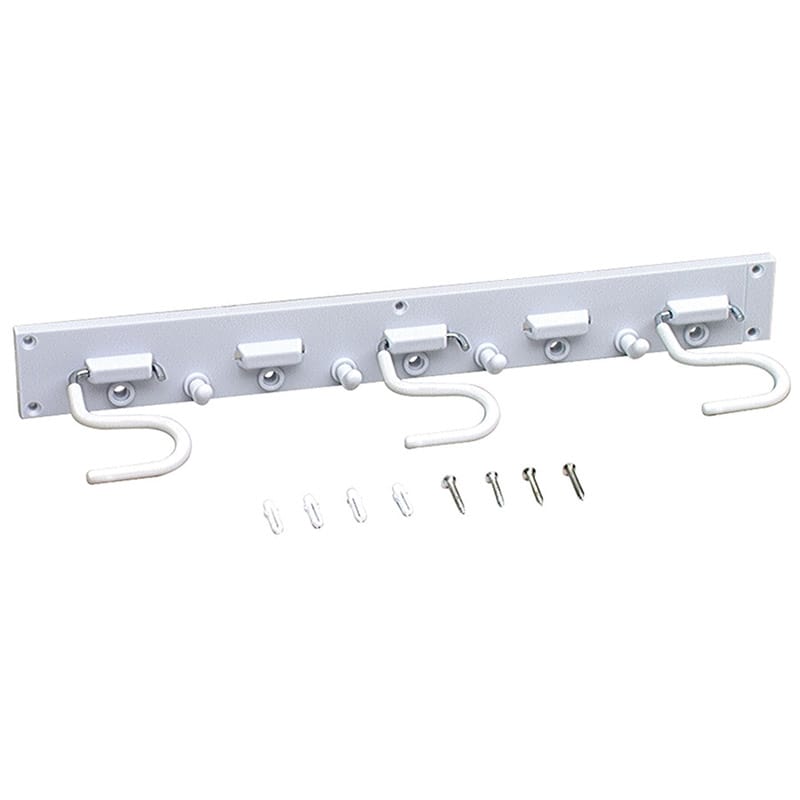 Crawford SR16 16 in. L White Steel Adjustable Storage Organizer Rack 12 lb. cap. 1 pk