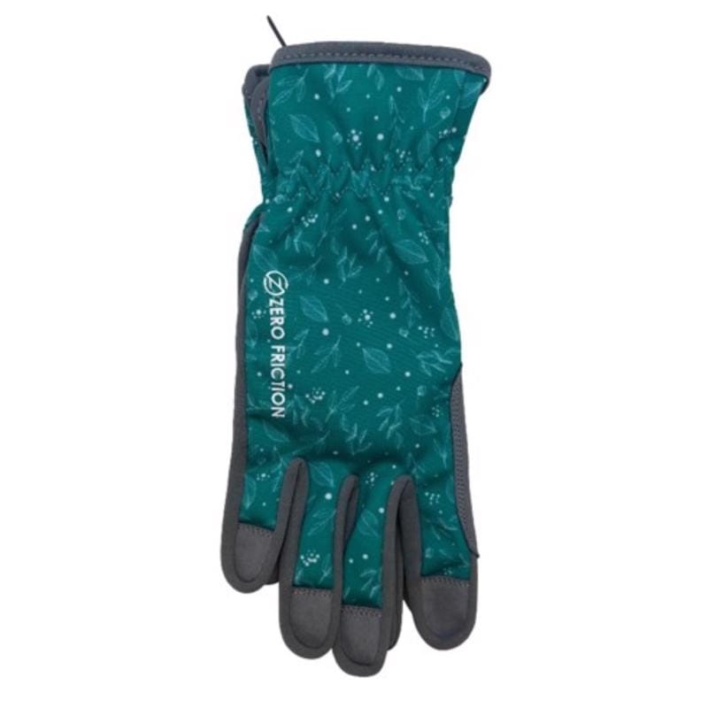 Zero Friction WG700002 One Size Fits All Microfiber Green Gardening Gloves