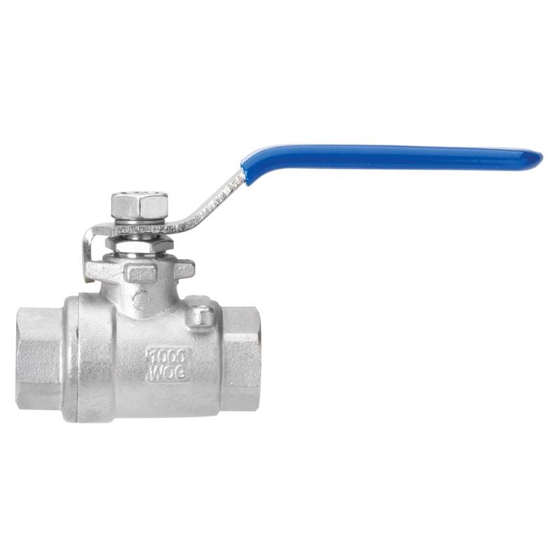 Homewerks BV-SS-12 1/2 in. Stainless Steel FIP Ball Valve Full Port Lever