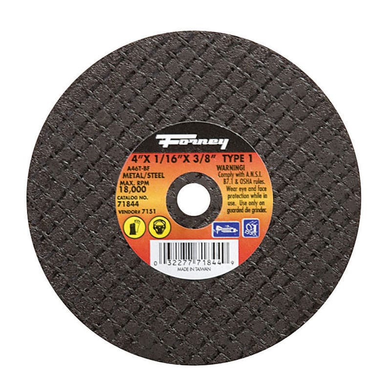 Forney 71844 4X1/16X3/8"Cut-Off Whl 71788