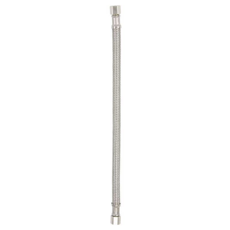 Plumb Pak PP25561 1/4 in. Compression each X 1/4 in. D Compression 12 in. Stainless Steel Ice Maker Supply L