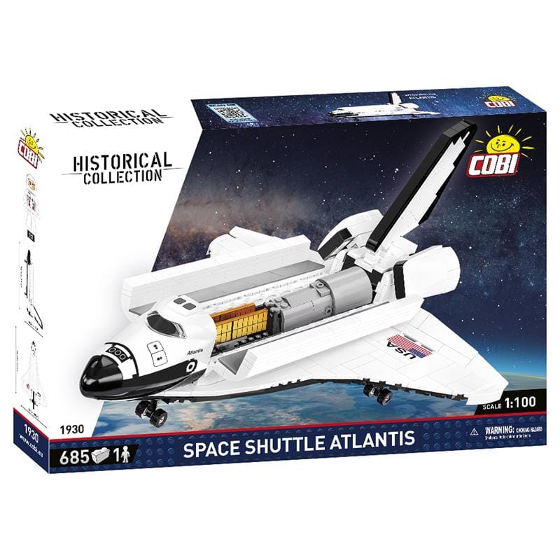 Cobi COBI-1930 Space Shuttle Atlantis Block Set Black/White 685 pc
