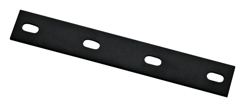 National Hardware N351-456 10 in. H X 1.5 in. W X 0.125 in. D Black Carbon Steel Flat Mending Plate
