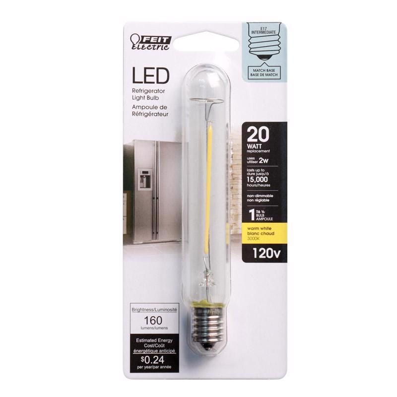 Feit BP20T61/2/SULED T6.5 E17 (Intermediate) LED Bulb Warm White 20 Watt Equivalence 1 pk
