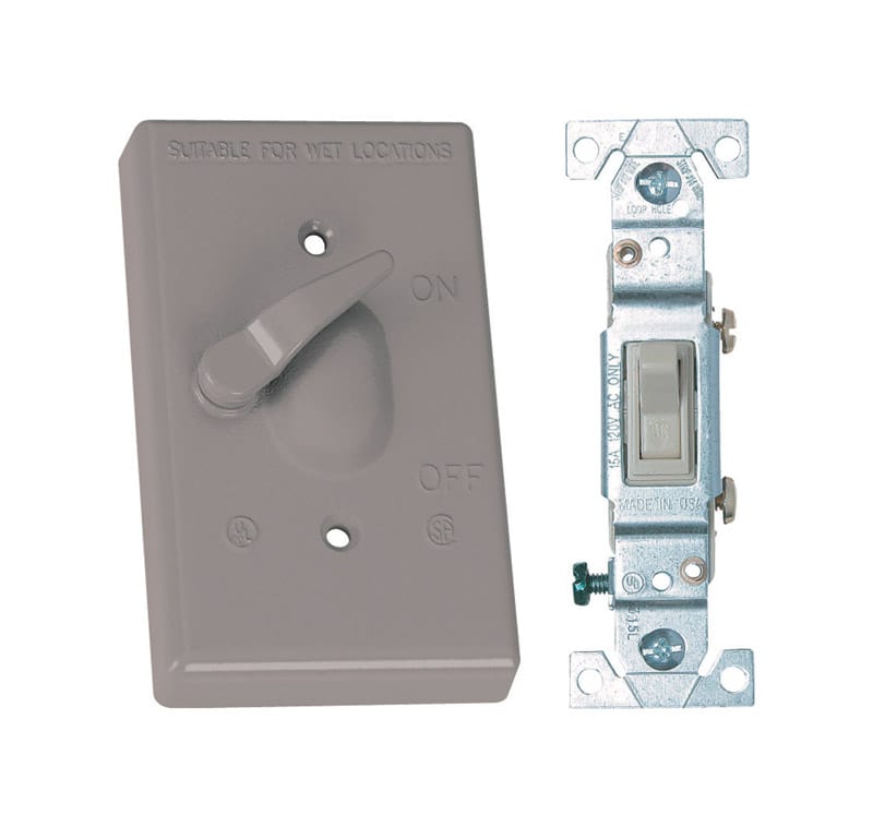 Sigma Engineered Solutions 14218 Rectangle Die-Cast Metal 1 gang 4.57 in. H X 2.83 in. W Toggle Switch and
