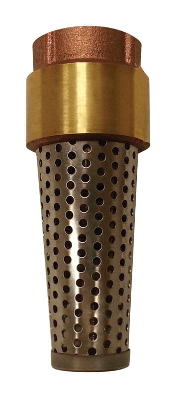 Campbell FV-2TYBLF 1/2 in. D X 1/2 in. D FIP Yellow Brass Spring Loaded Check Valve