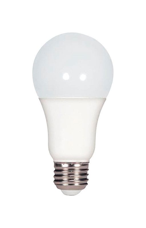 Satco S28790 Type A A19 E26 (Medium) LED Bulb Natural Light 100 Watt Equivalence 4 pk