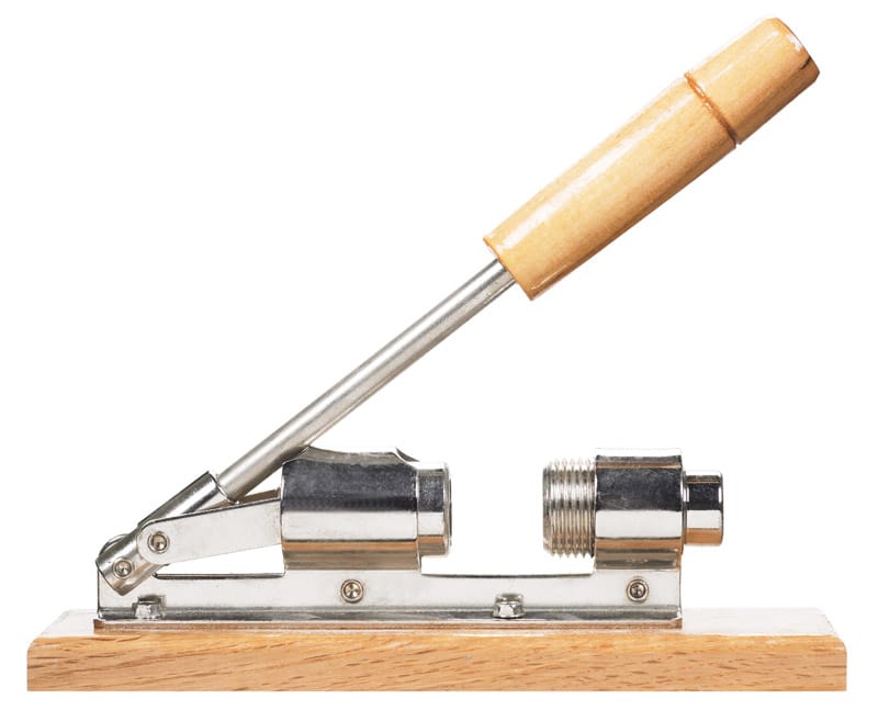 Duke 100BP Silver/Wood Steel Nut Cracker