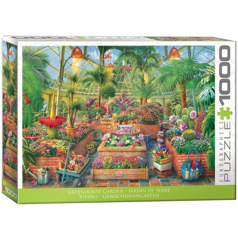 Eurographics 6000-6014 Green House Garden Puzzle Multicolored 1000 pc
