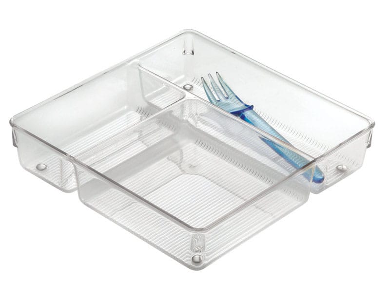 Idesign 70031 Linus 2 in. H X 9 in. W X 9 in. D Plastic Drawer Organizer