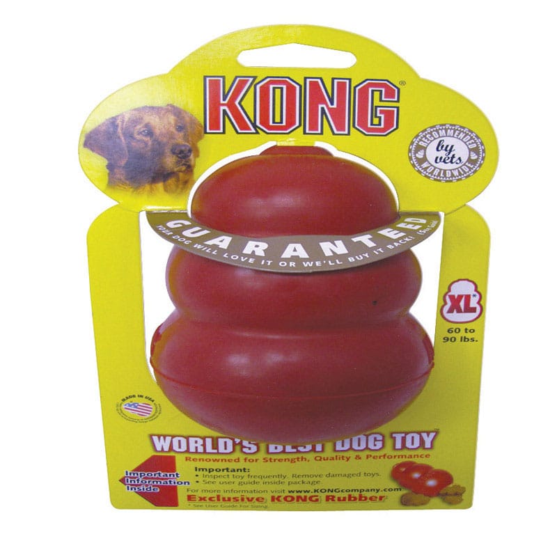 Kong KO-KXL For Dog Red Rubber Chew Dog Toy Extra Large 1 pk