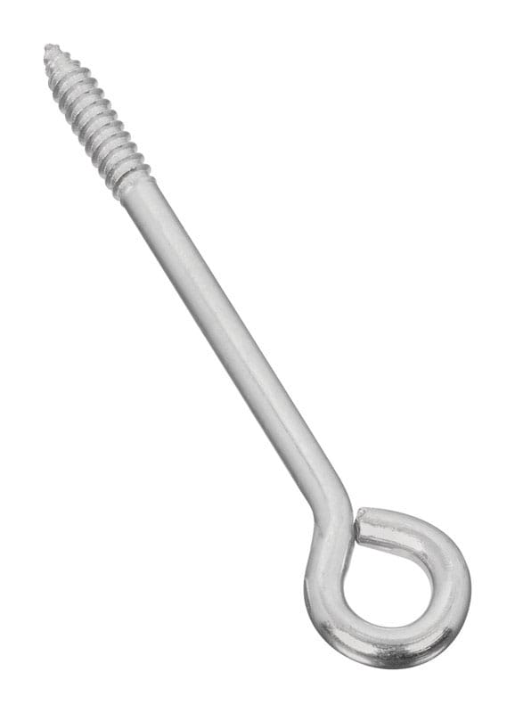 National Hardware N220-699 6 in. L Zinc-Plated Silver Steel Lag Screw Eye 1 pk