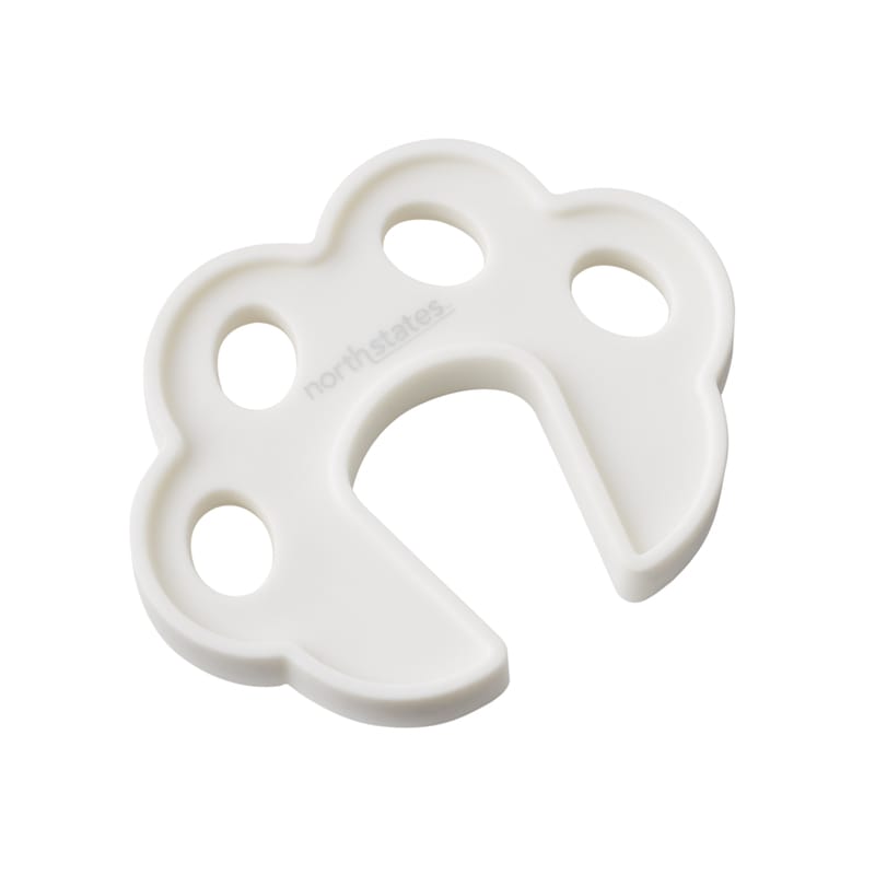 North States 6144 Toddleroo White Plastic Finger Pinch Guard 1 pk