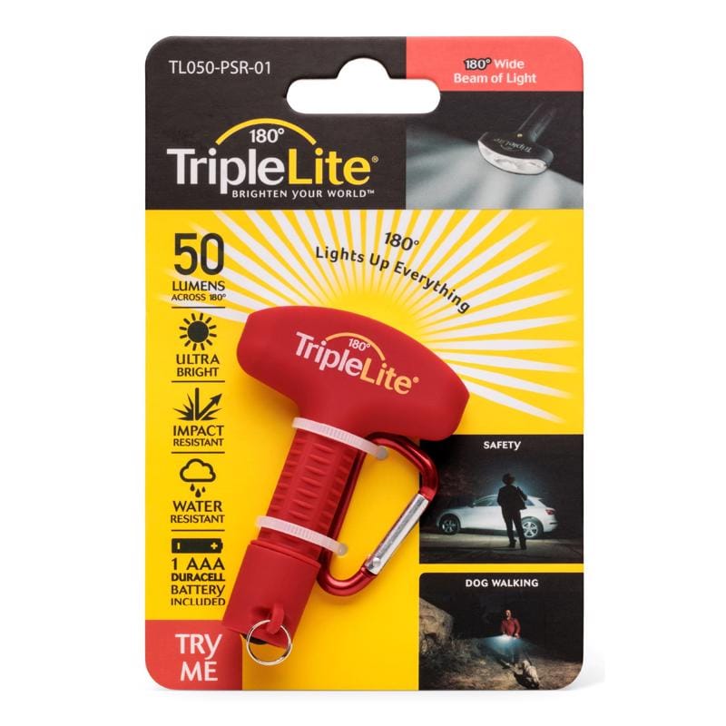 Triplelite TL050-PSR-01 50 lm Red LED Flashlight AAA Battery