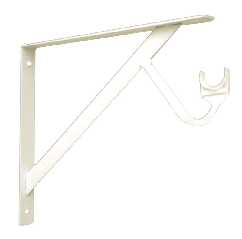 Knape & Vogt RP-0495-WT John Sterling White Steel Bracket 12 Ga. 11-1/4 in. L 500 lb