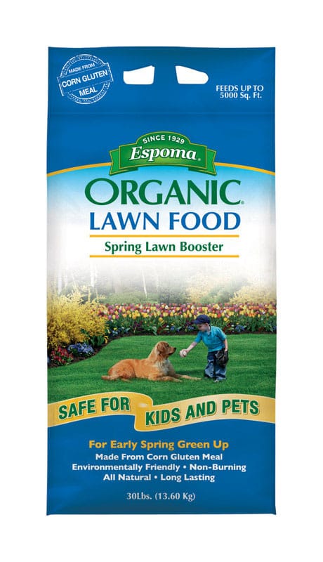 Espoma EOLB30 Organic Spring Lawn Food For All Grasses 5000 sq ft