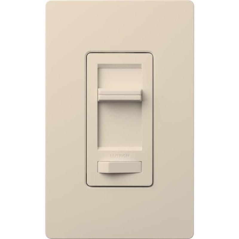 Lutron LECL-153PH-LA Lumea Almond 150W for CFL and LED / 600W for incandescent and halogen W 3-Way Dimmer Switch 1