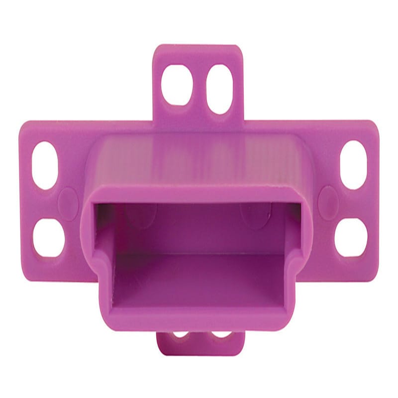 Prime-Line R 7133 1-1/4 in. L Plastic Center Guide Drawer Track Back Plate 1 pk