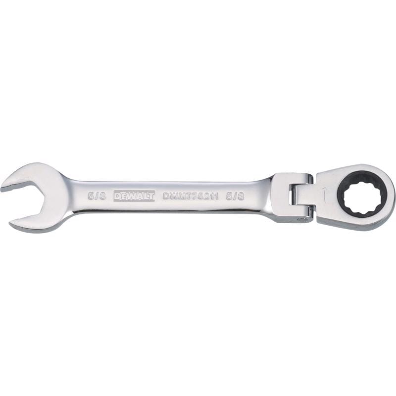 Dewalt DWMT75211OSP 5/8 in. X 5/8 in. 12 Point SAE Flex Head Combination Wrench 7.03 in. L 1 pc