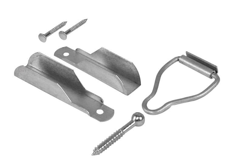 Prime-Line PL 8101 Mill Aluminum 3/8 in. W X 1-9/16 in. L Window Frame Fasteners 1 pk