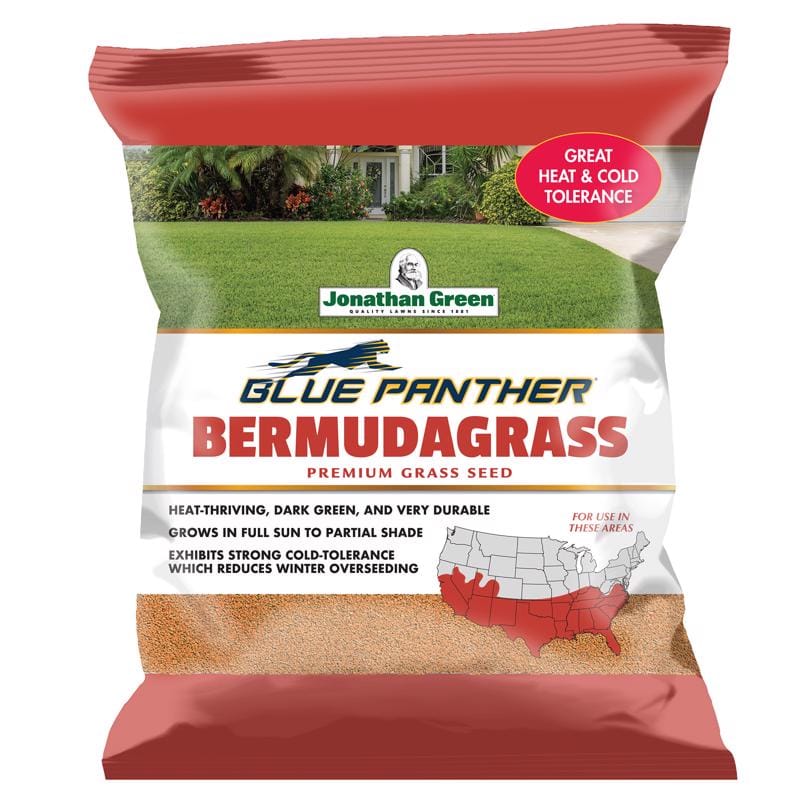 Jonathan Green 10353 Blue Panther Bermuda Grass Full Sun/Medium Shade Grass Seed 1 lb