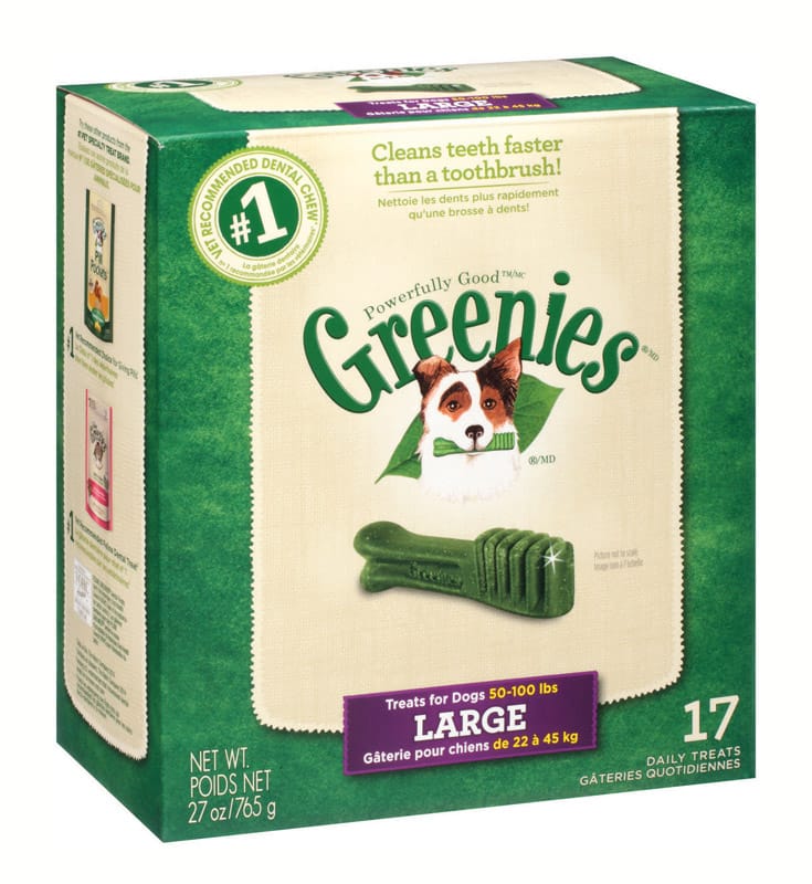 Greenies 428631 Treats For Dog 27 oz 17 pk