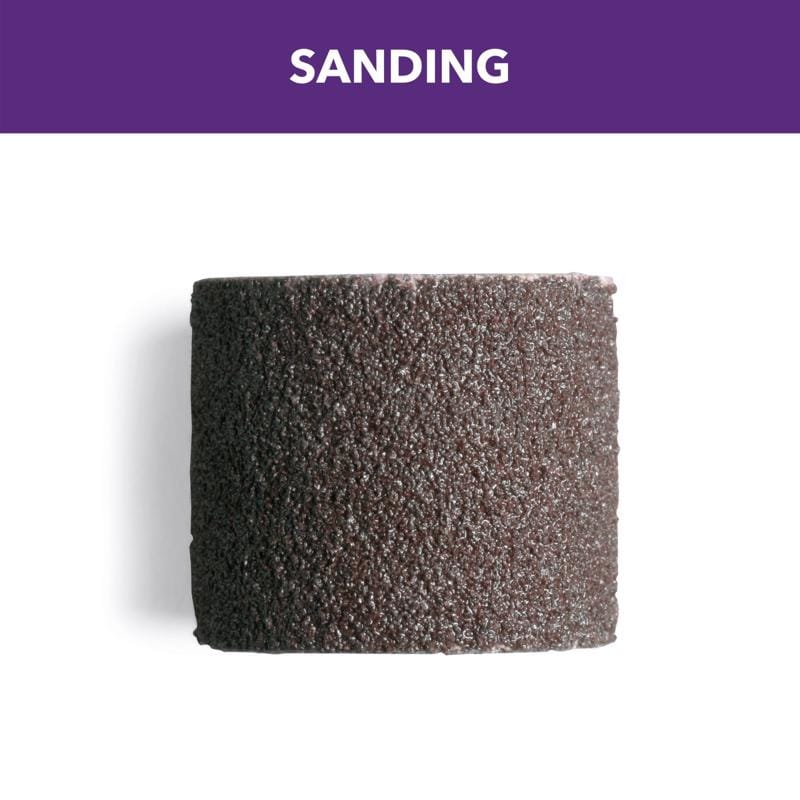 Dremel 432 0.5 in. D X 1/2 in. L Aluminum Oxide Drum Sander Bands 120 Grit Fine 6 pc