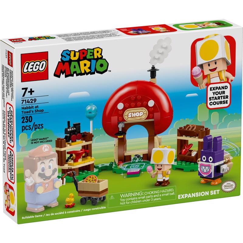 Lego 71429 Super Mario Nabbit at Toad's Shop Expansion Set Building Set Multicolor