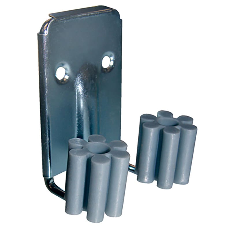 Crawford SS28 Vinyl Coated Gray Plastic/Steel Grip Clip For 1/4 2 pk