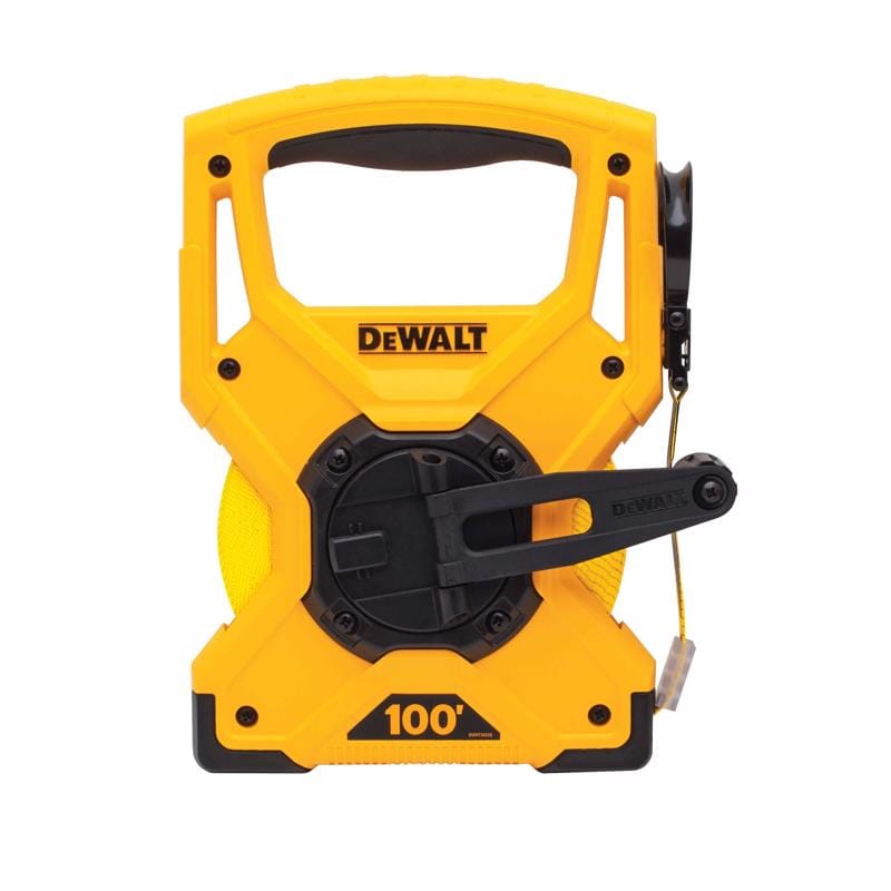 Dewalt DWHT34039 100 ft. L X 1/2 in. W Fiberglass Long Tape Measure 1 pk