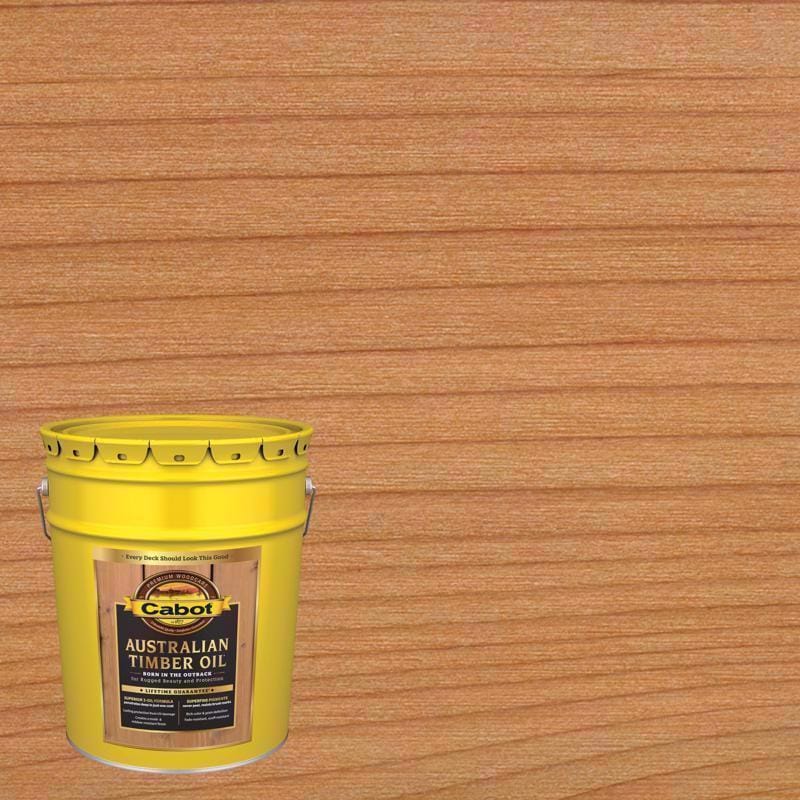 Cabot 140.0003400.008 Australian Timber Oil Transparent Natural Oil-Based Penetrating Oil Australian Timber Oil 5 ga
