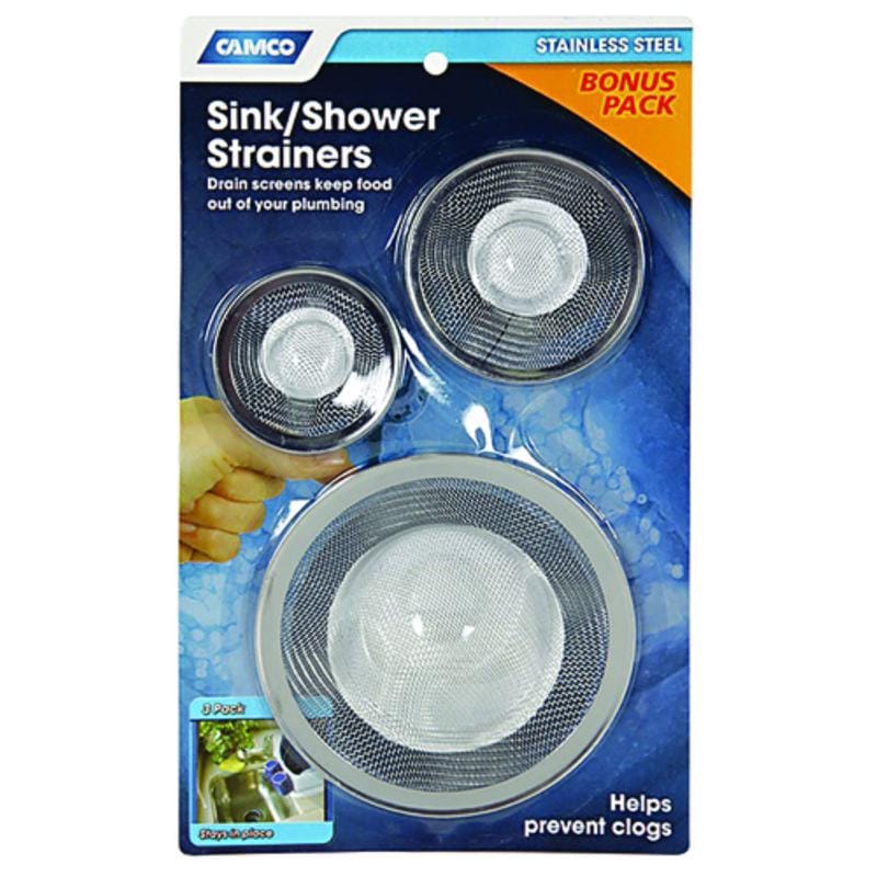 Camco 42273 Sink Strainer 3 pk