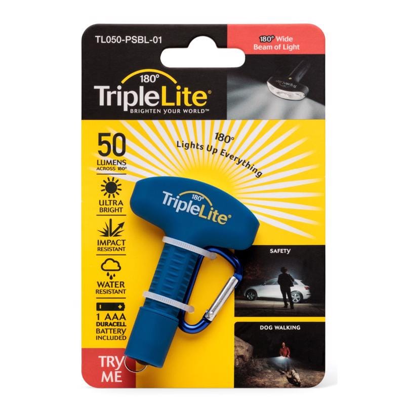 Triplelite TL050-PSBL-02 50 lm Blue LED Flashlight AAA Battery