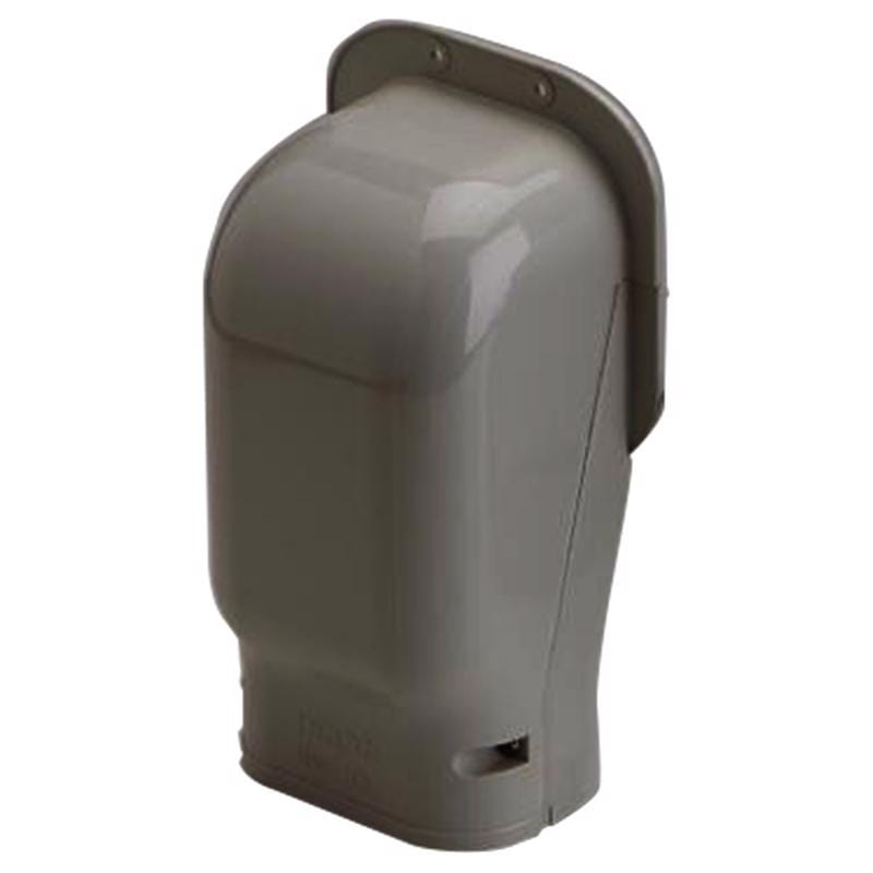 Slimduct 86136 Lineset Cover Wall Inlet 3.75 in. W X 3.5 in. H Ivory