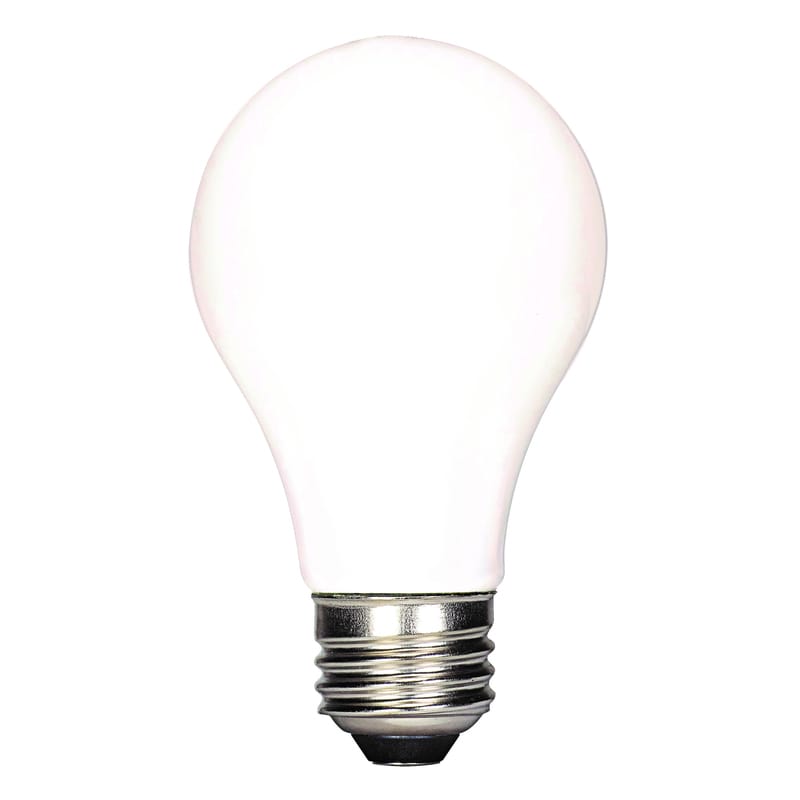 Satco S12466 A19 E26 (Medium) Filament LED Bulb Warm White 60 Watt Equivalence 4 pk