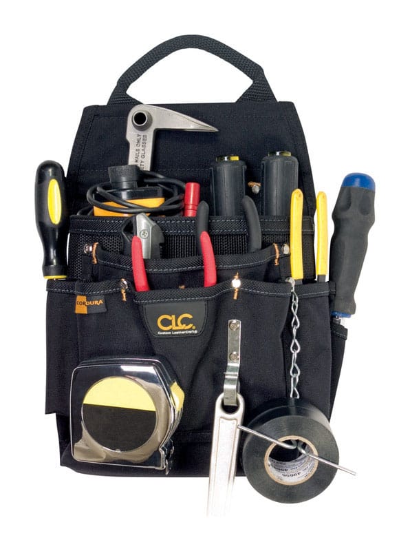 CLC 5505 4 in. W X 14.25 in. H Ballistic Nylon Tool Pouch 12 pocket Black 1 pc