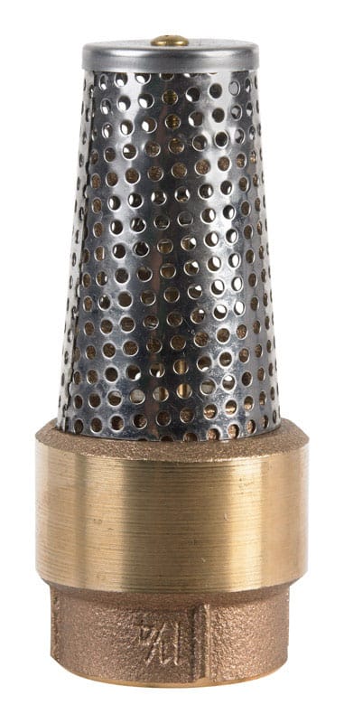 Campbell FV-5TLF 1-1/4 in. D X 1-1/4 in. D FNPT x FNPT Brass Foot Valve