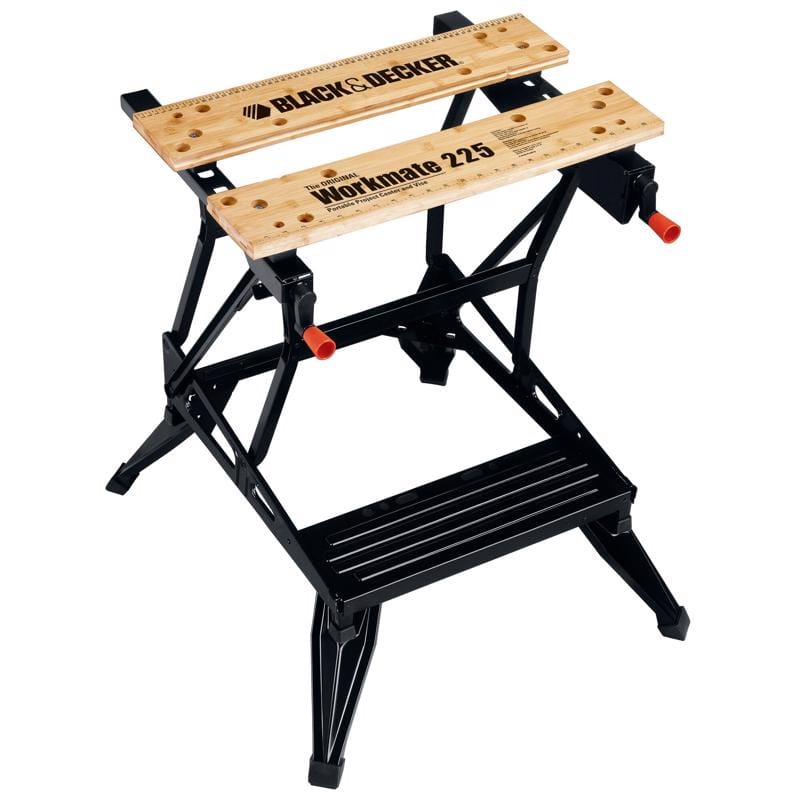 Black+Decker WM225 Workmate 225 30.25 in. L X 6.75 in. W X 24.12 in. H Classic Folding Workbench 450 lb
