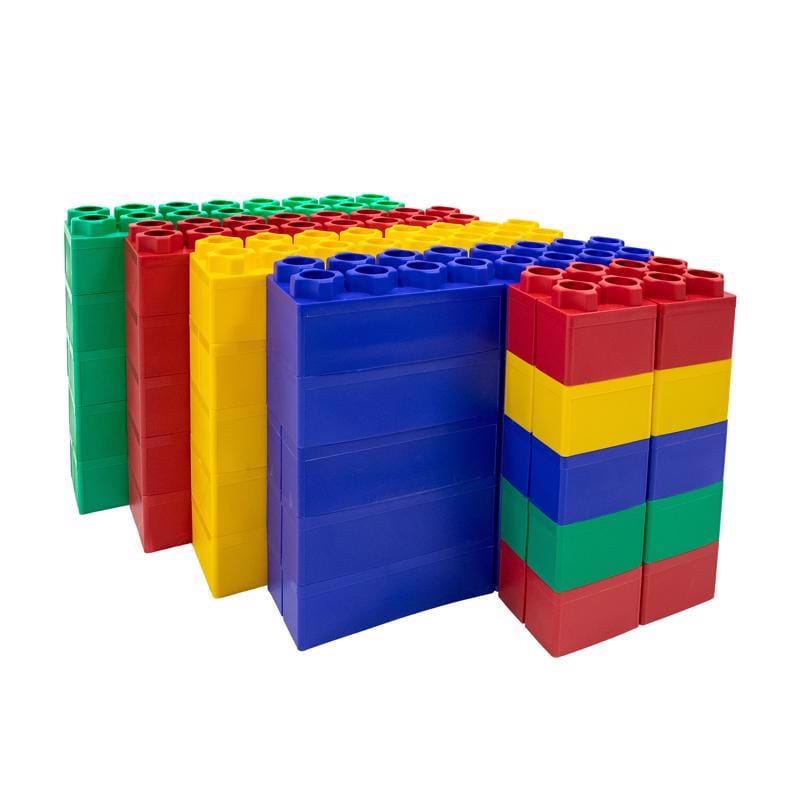 Biggo 207482 Learner Set Jumbo Building Blocks Assorted 50 pc
