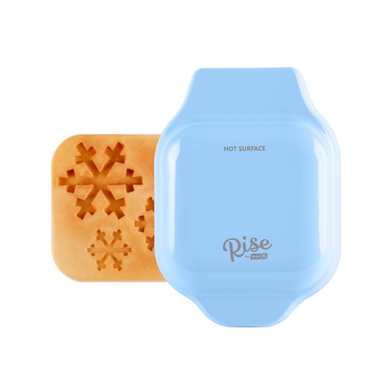 Rise by Dash RMWS001GBSD06 1 waffle Gloss Blue Plastic Waffle Maker