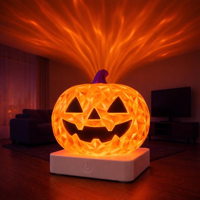 Lite Trends TDS1-1002-PUM Pumpkin Halloween Decor