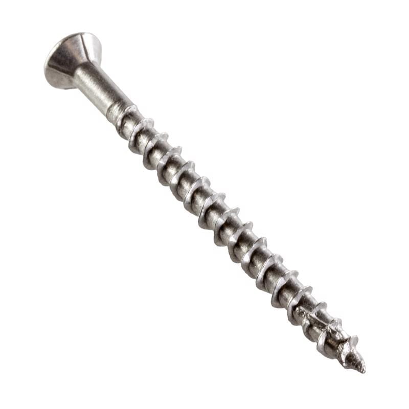 Simpson Strong-Tie T10250WP1 No. 10 Sizes X 2-1/2 in. L Lobe Flat Head Deck Screws 1 lb 82 pk