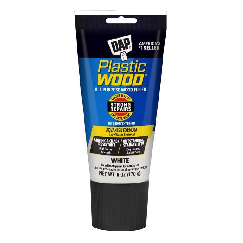 Dap 7079800585 Plastic Wood White Wood Filler 6 oz