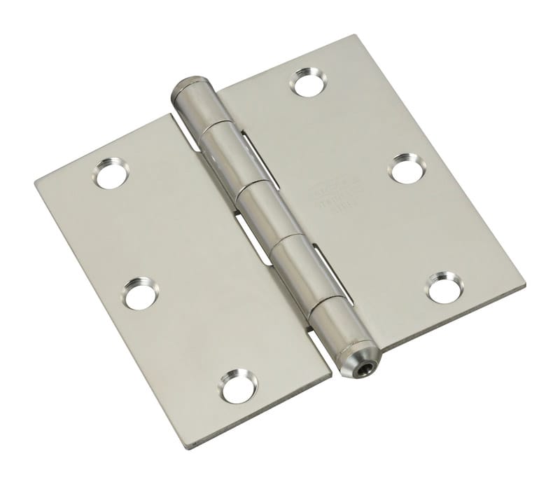 National Hardware N225-920 3.5 in. L Silver Door Hinge 1 pk