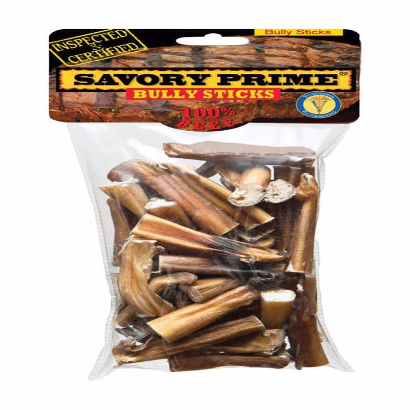 Savory Prime 310 Naturals Braided Beef Grain Free Bully Stick For Dogs 10 oz 3-5 in.