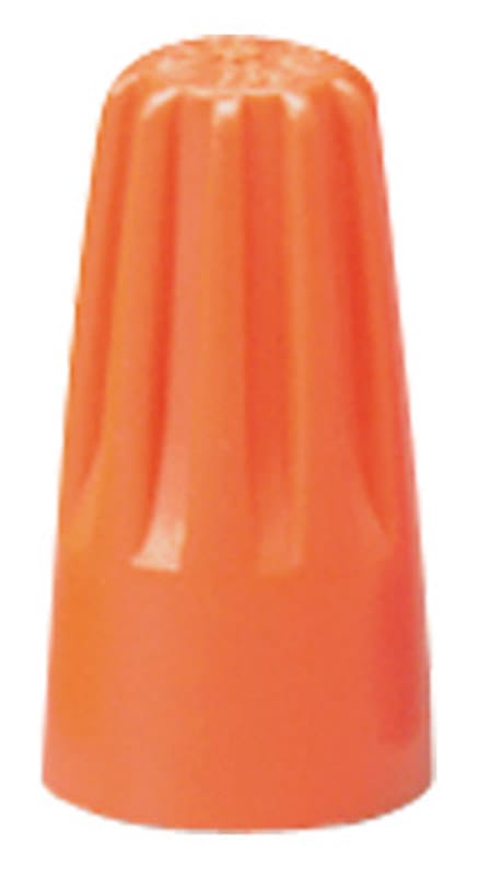 Gardner Bender 25-003 WireGard 22-14 Ga. Copper Wire Wire Connector Orange 25 pk