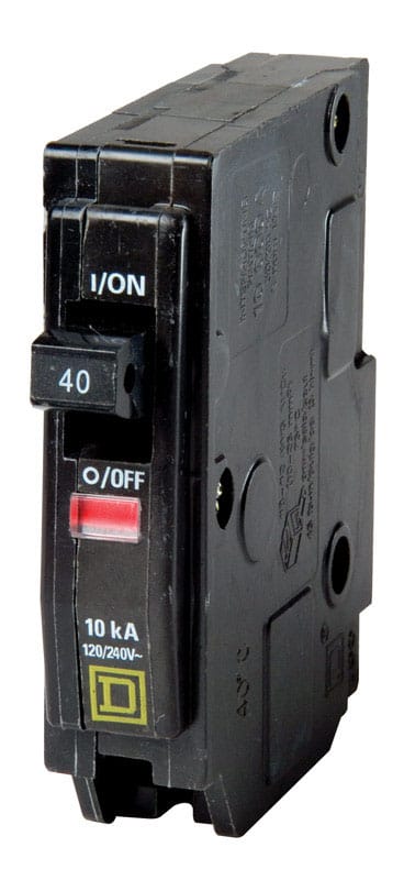 Square D QO140CP QO 40 amps Plug In Single Pole Circuit Breaker