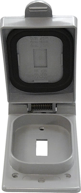 Cantex 5133361B Rectangle PVC 1 gang 5 in. H X 2-7/8 in. W Toggle Cover